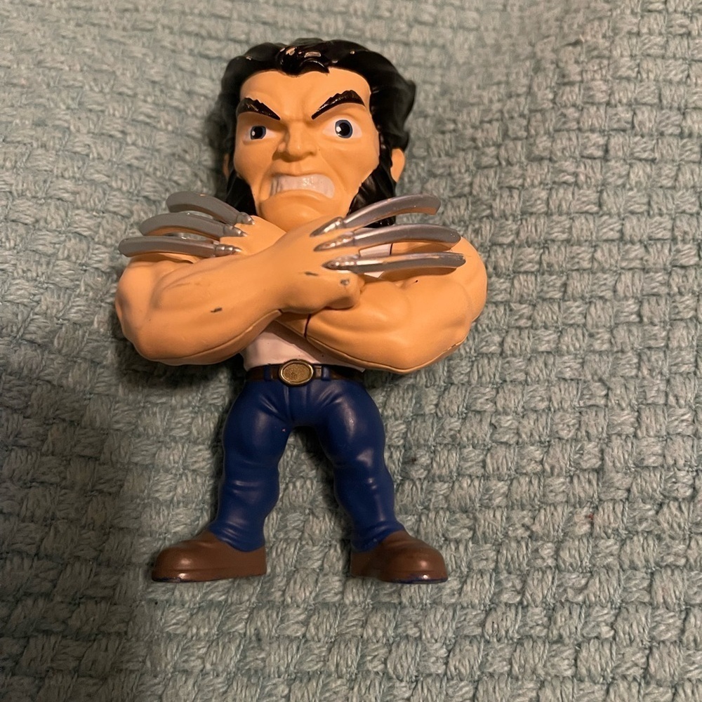 X-men Wolverine Logan Action Figure Die Cast Metal Loot Crate Exclusive Toy